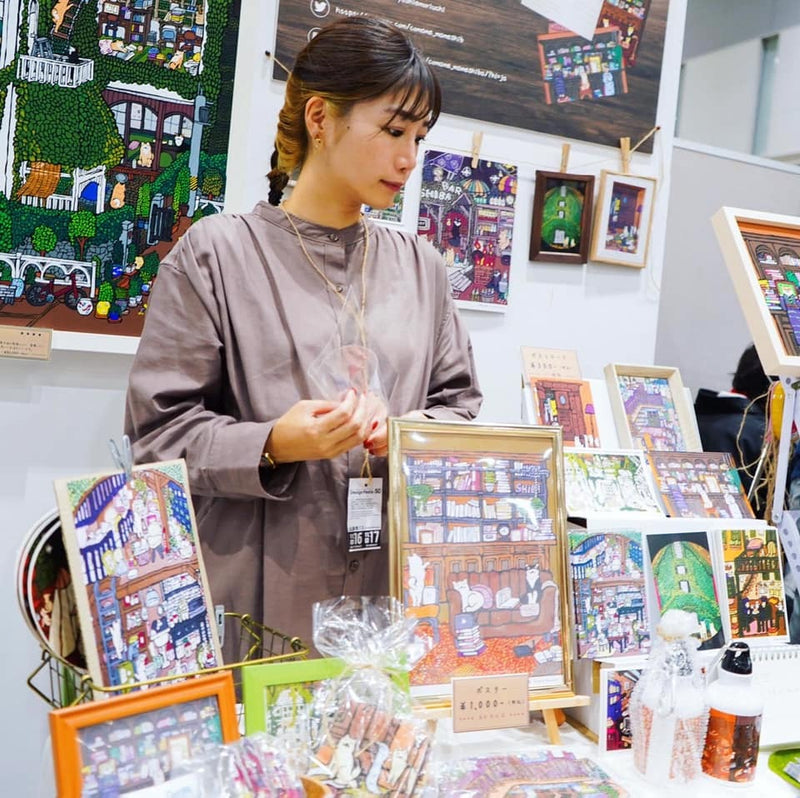 デザインフェスタVOL.50に出展しました by Yoshie Moriuchi