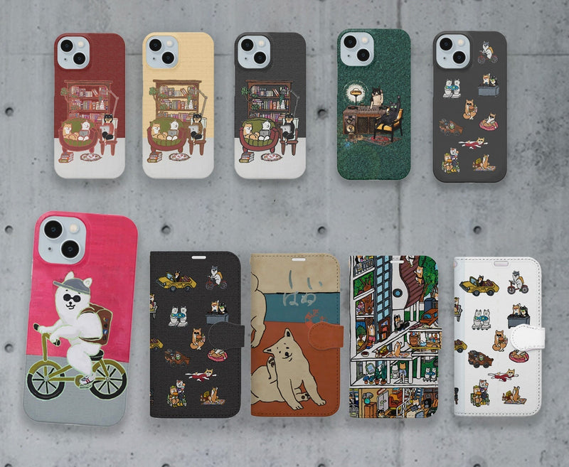 【スマホケース】iPhoneハードカバー＆手帳型ケース