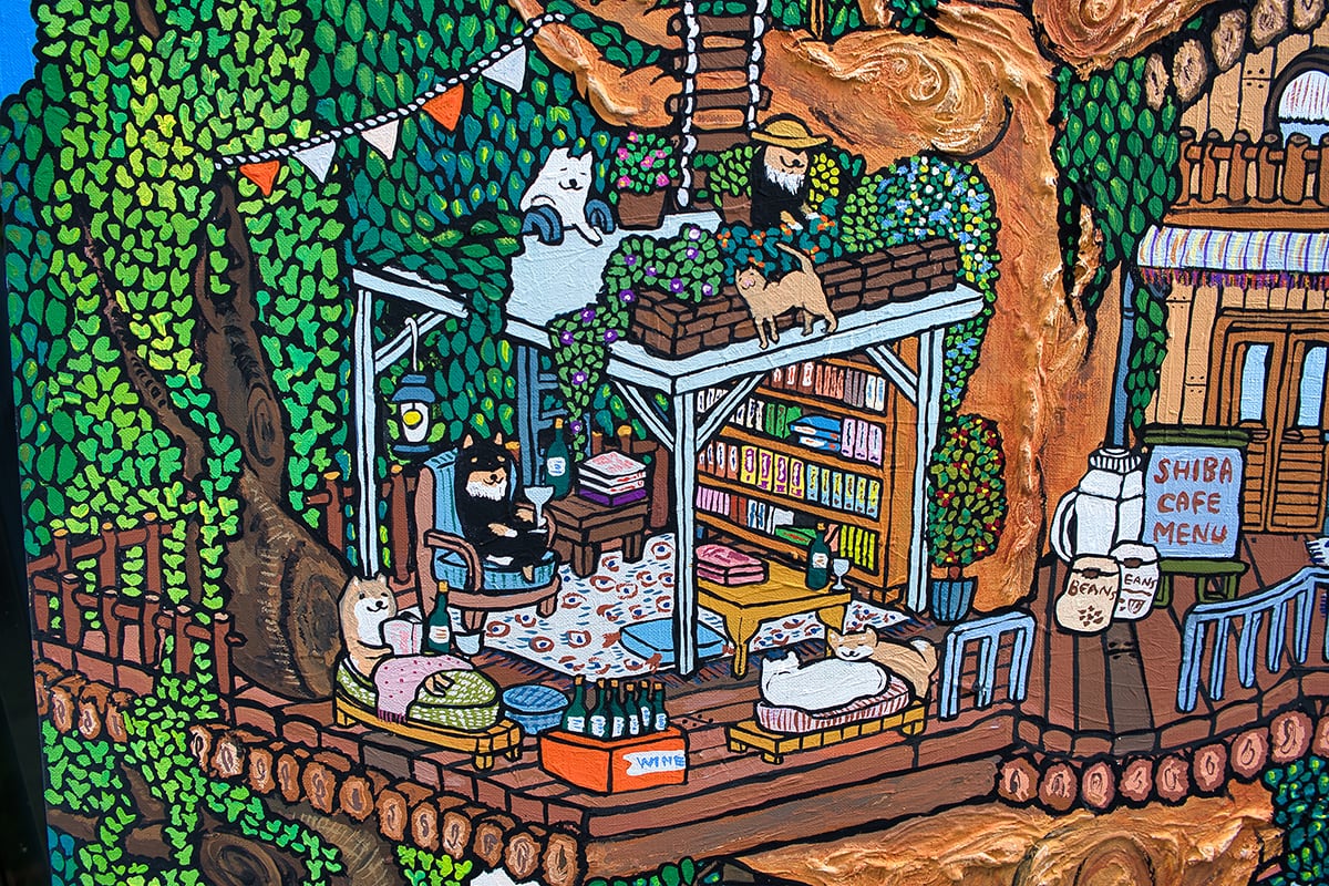 【原画：30号】SHIBA  BASE （SHIBA  BASE）