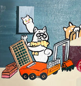 【原画：6号】shiba approaching the moon