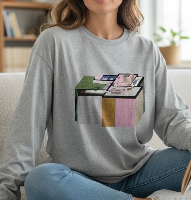 【Tシャツ&スエット】3D floor Plan ART