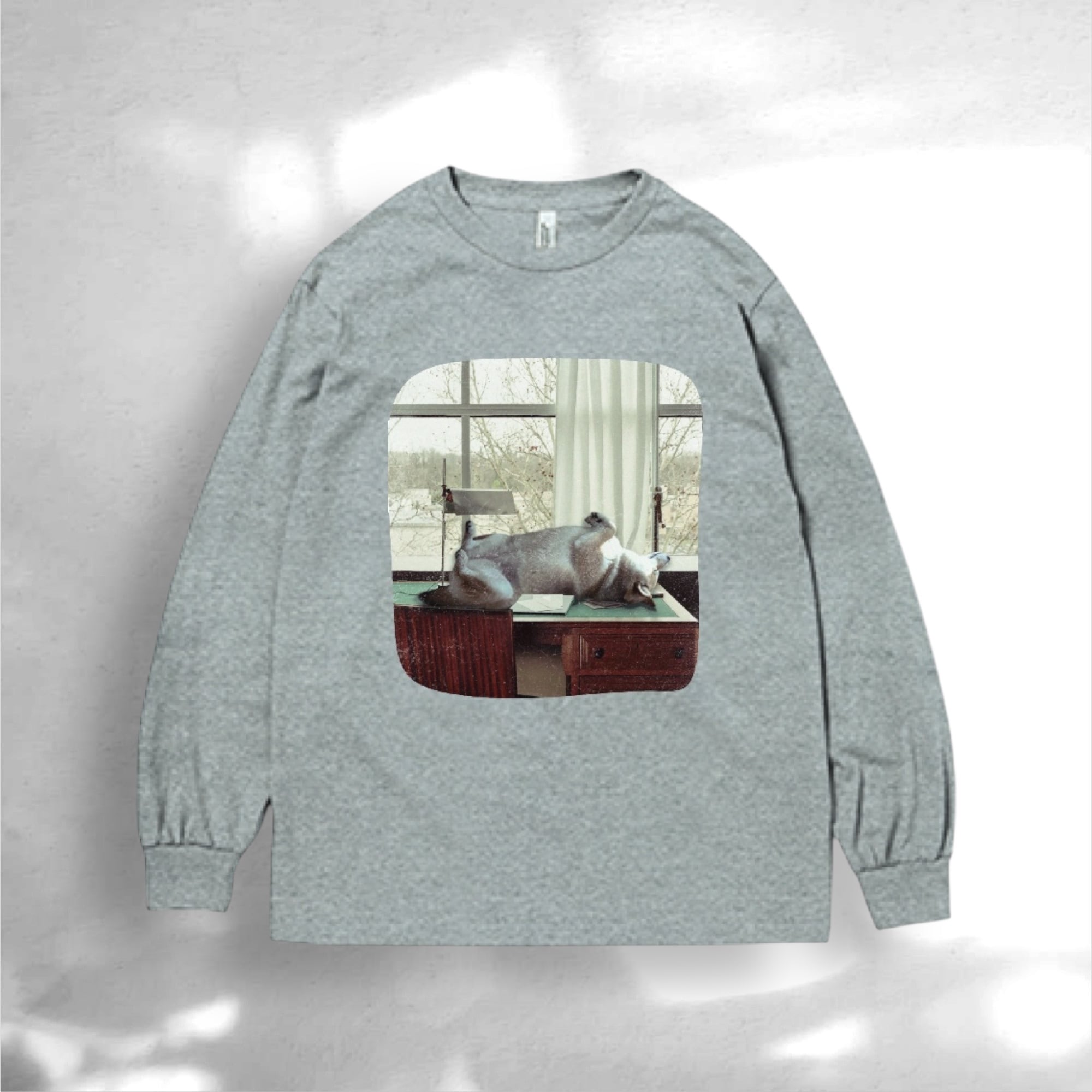 【Tシャツ&スエット】classical へそ天　SHIBA DOG