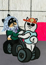 【原画：6号】柴犬GYM・24時（Shiba Gym・24h）