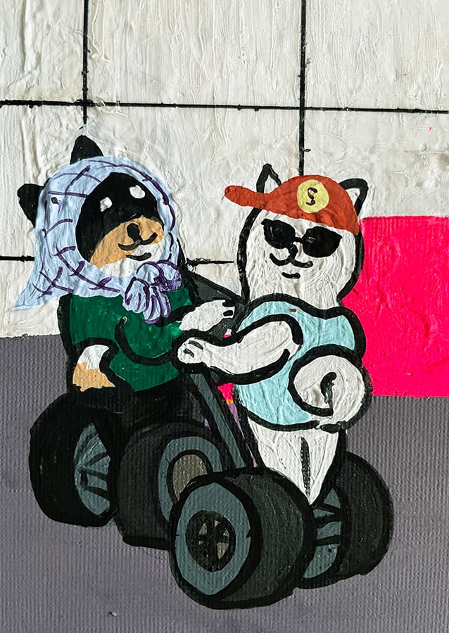 【原画：6号】柴犬GYM・24時（Shiba Gym・24h）