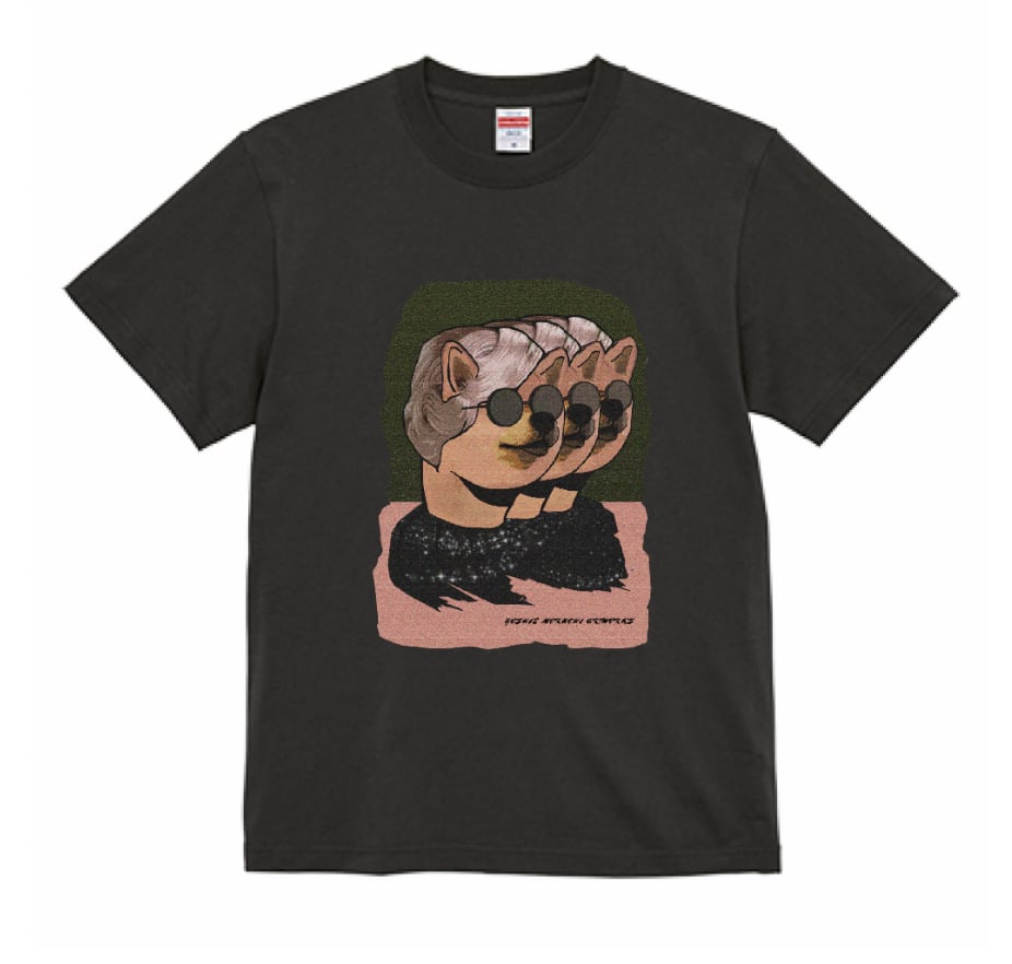 【Tシャツ】アートな柴犬Tシャツ（3種類）