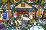 【原画：20号】夏の柴犬寮（Shiba dog dormitory in summer）