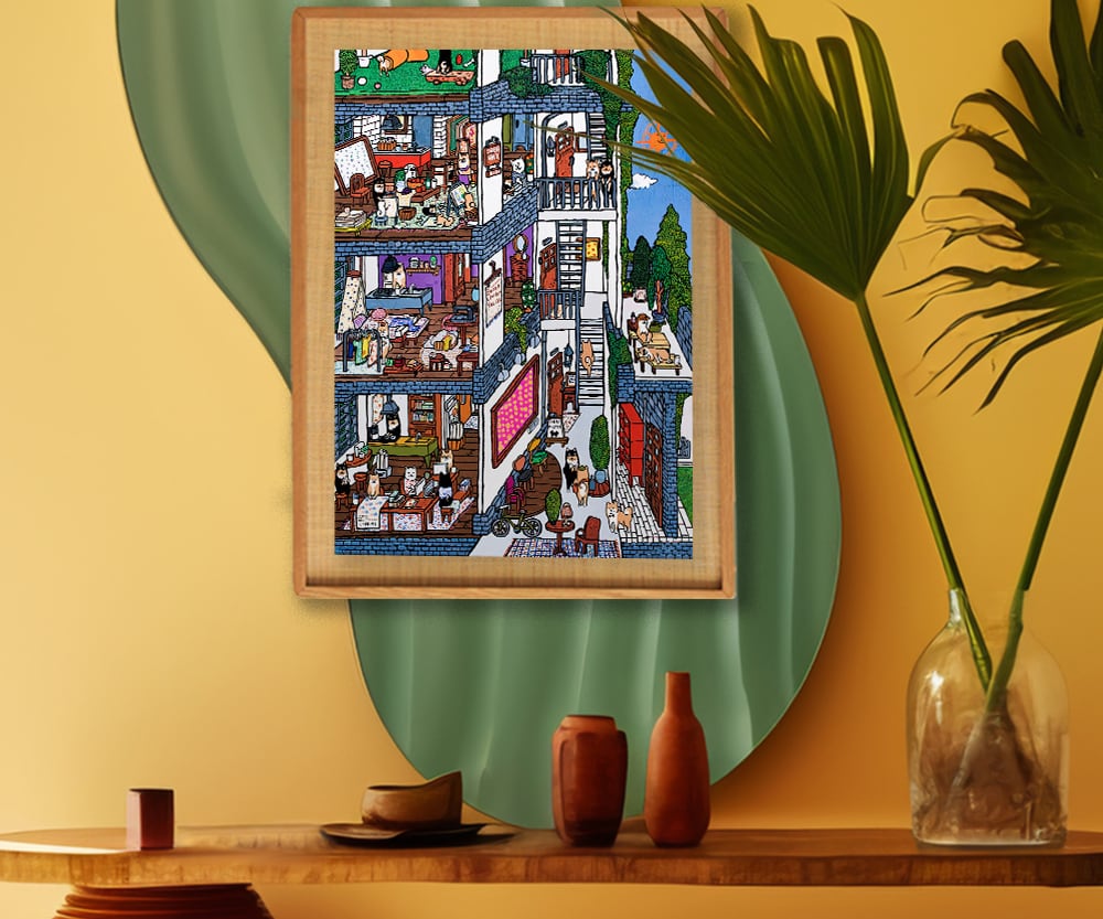 【A3ポスター】SHIBA GARDEN APARTMENT （シバ ガーデン アパートメント）