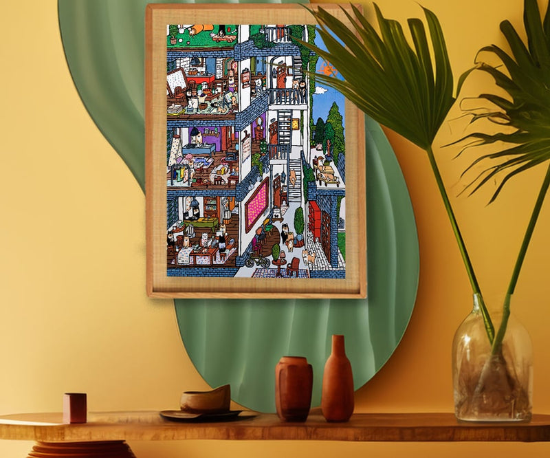 【A3ポスター】SHIBA GARDEN APARTMENT （シバ ガーデン アパートメント）