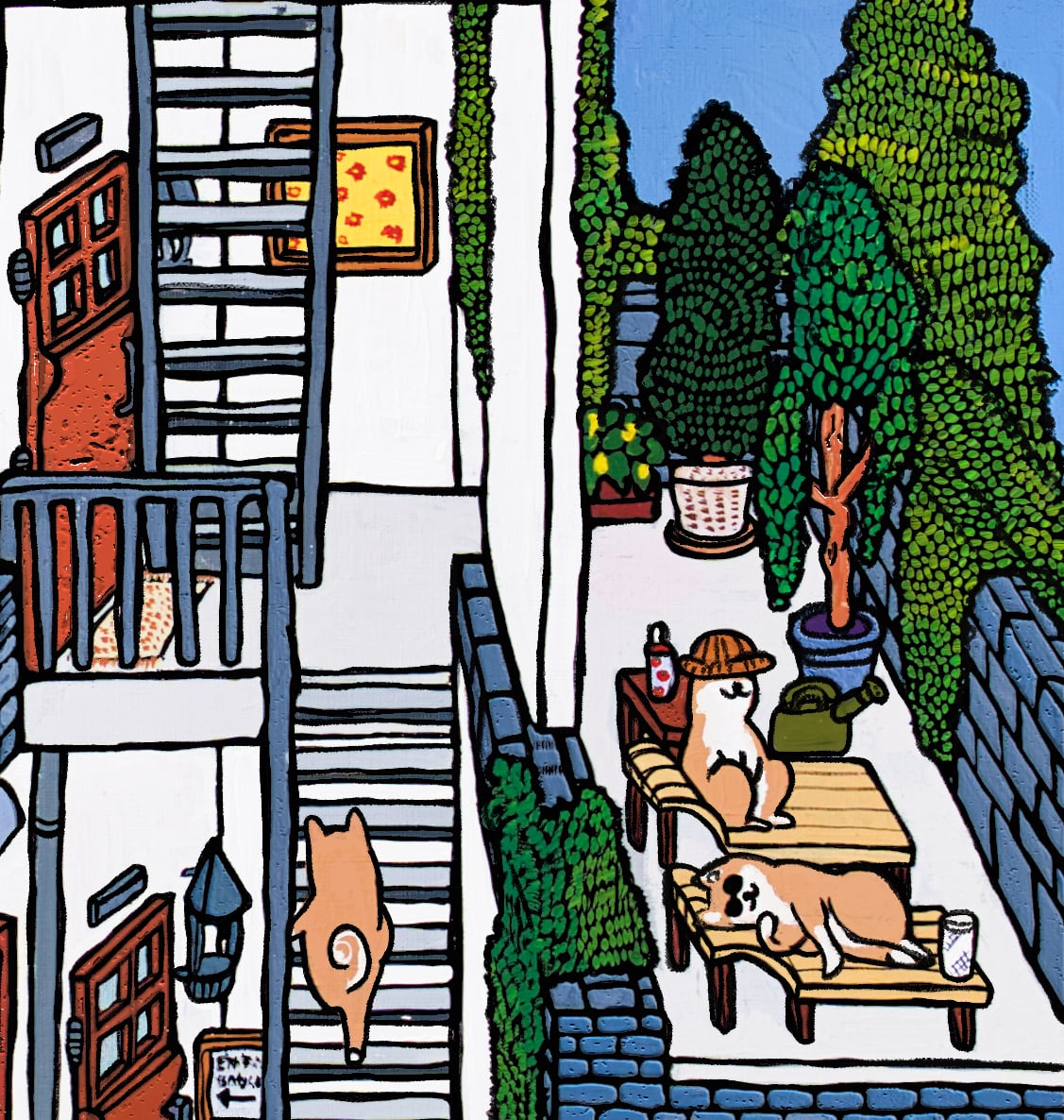 【A3ポスター】SHIBA GARDEN APARTMENT （シバ ガーデン アパートメント）