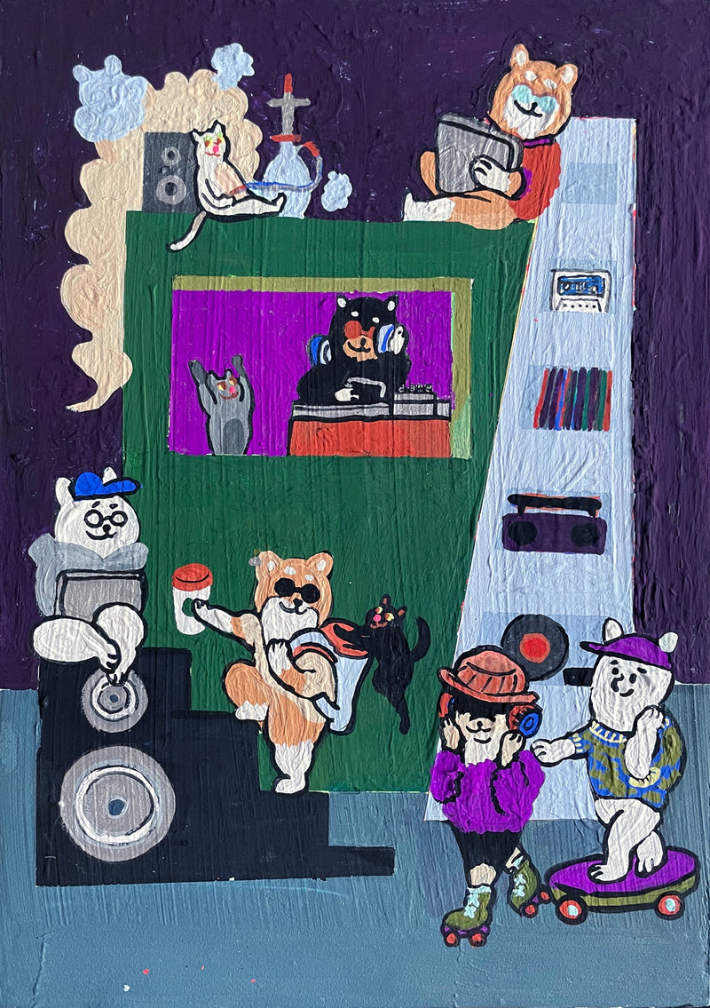 【原画：3号】東京・柴角・深夜2時(Tokyo, Shiba corner, 2 AM)