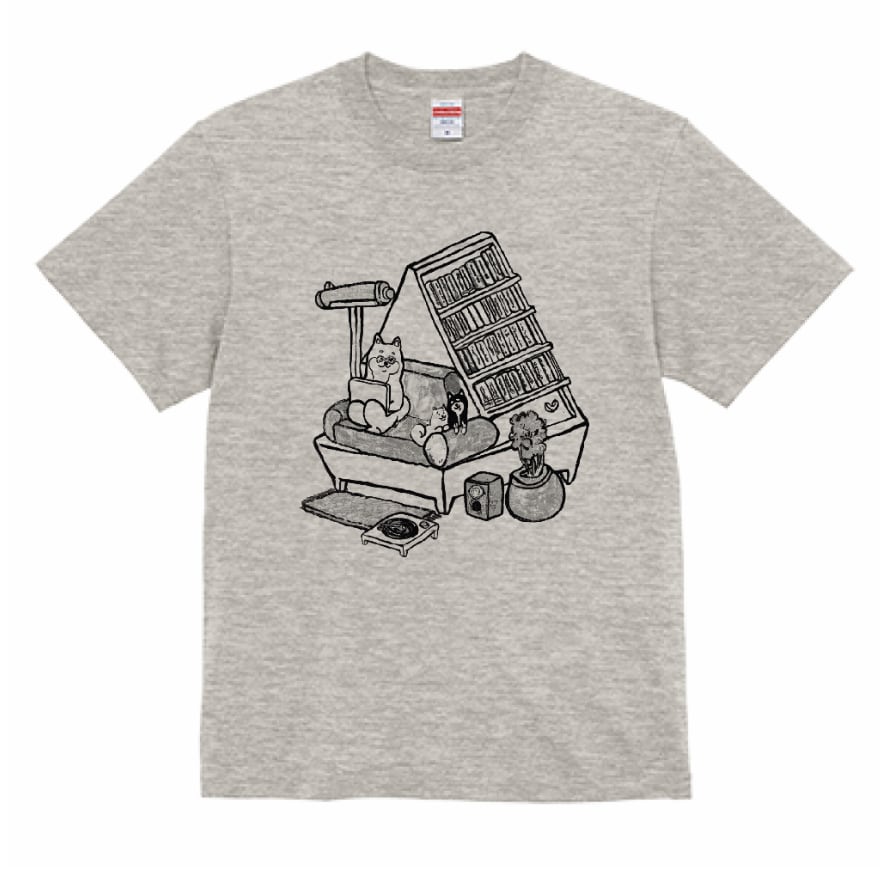 【Tシャツ】学ぶ柴犬（3種類）