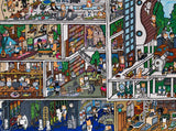 【原画：60号】サーバールームと柴犬（Server room and Shiba Inu dogs）