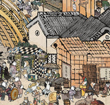 【A3ポスター】 江戸の柴犬達（Shiba Inu dogs of the Edo period）