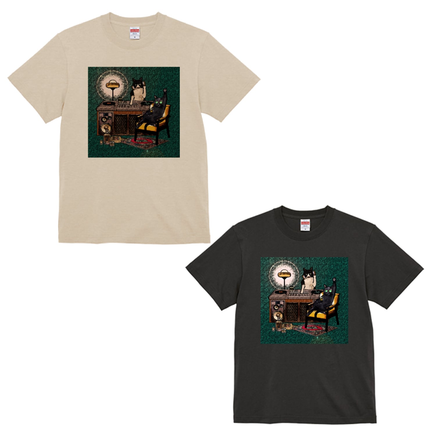 【Tシャツ】DJねこ（2種類）
