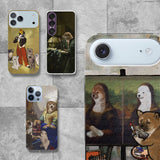 【スマホケース】名画と柴犬　iPhoneハードカバーケース