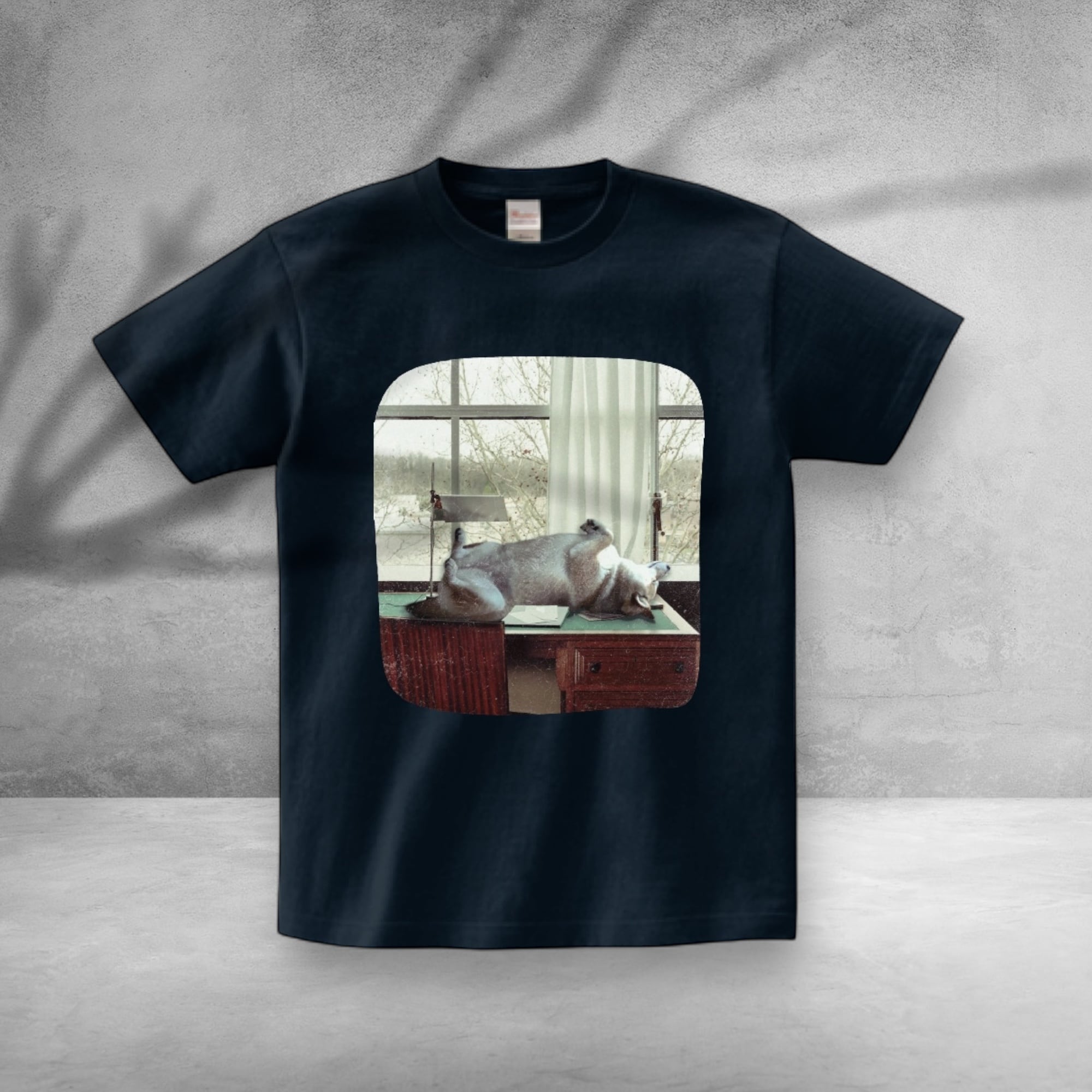 【Tシャツ&スエット】classical へそ天　SHIBA DOG
