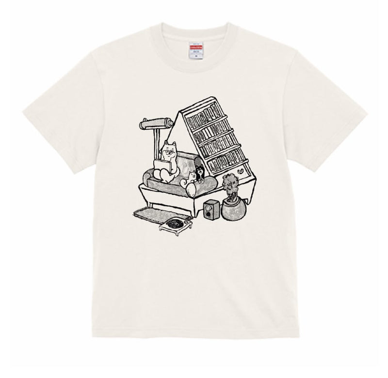 【Tシャツ】学ぶ柴犬（3種類）