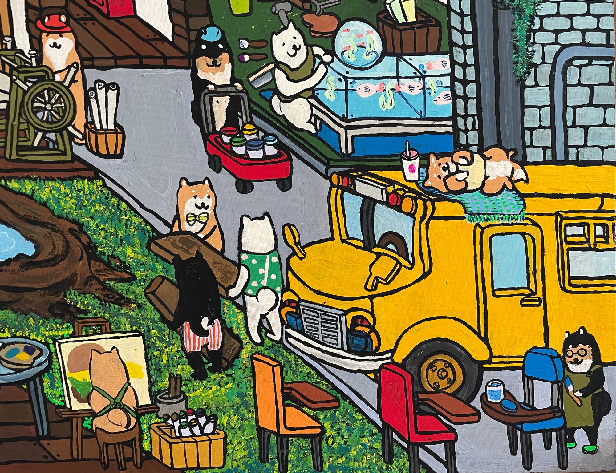 【原画：30号】Shiba Academy