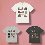 【Tシャツ】柴犬オールスターズTシャツ（3種類）