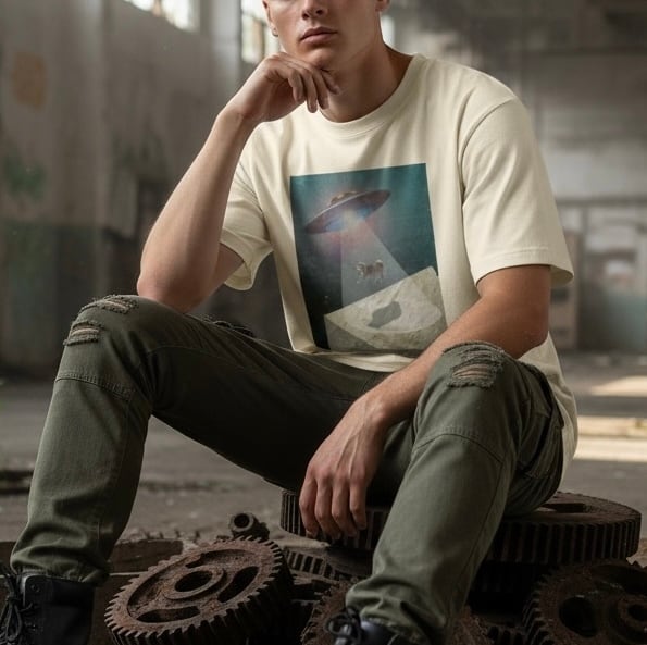 【Tシャツ&スエット】AbductionSHIBA DOG