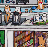 【A3ポスター】 サーバールームと柴犬（Server room and Shiba Inu dogs）