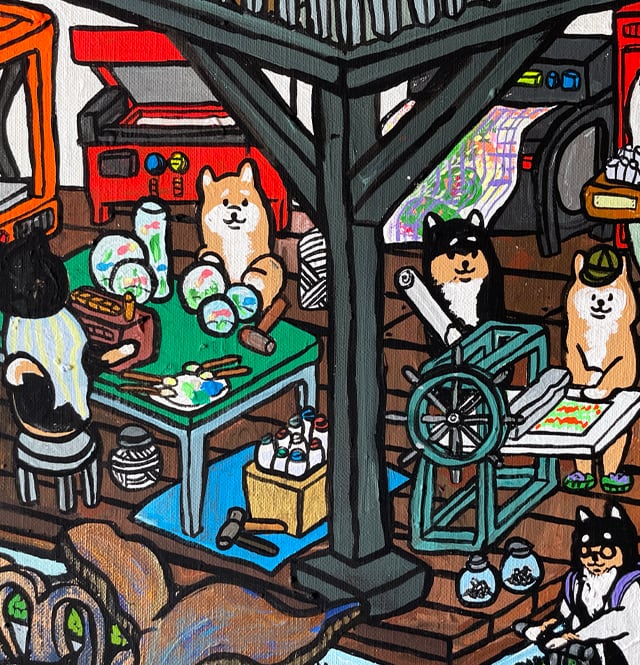 【原画：30号】 柴研究室（Lab of Shiba dog）