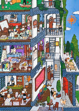 【原画：30号】SHIBA GARDEN APARTMENT