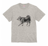 【Tシャツ】お散歩柴犬（3種類）