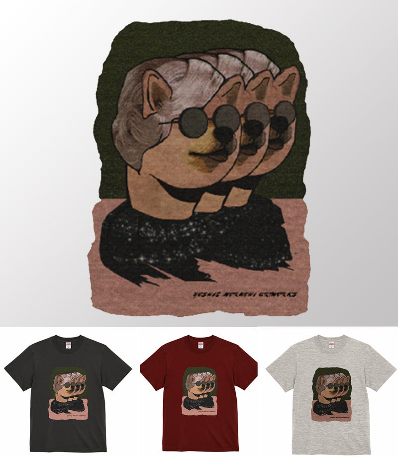 【Tシャツ】アートな柴犬Tシャツ（3種類）
