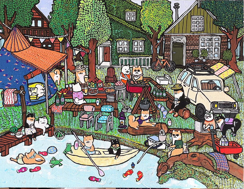 【原画：10号】A long summer vacation by the lake.