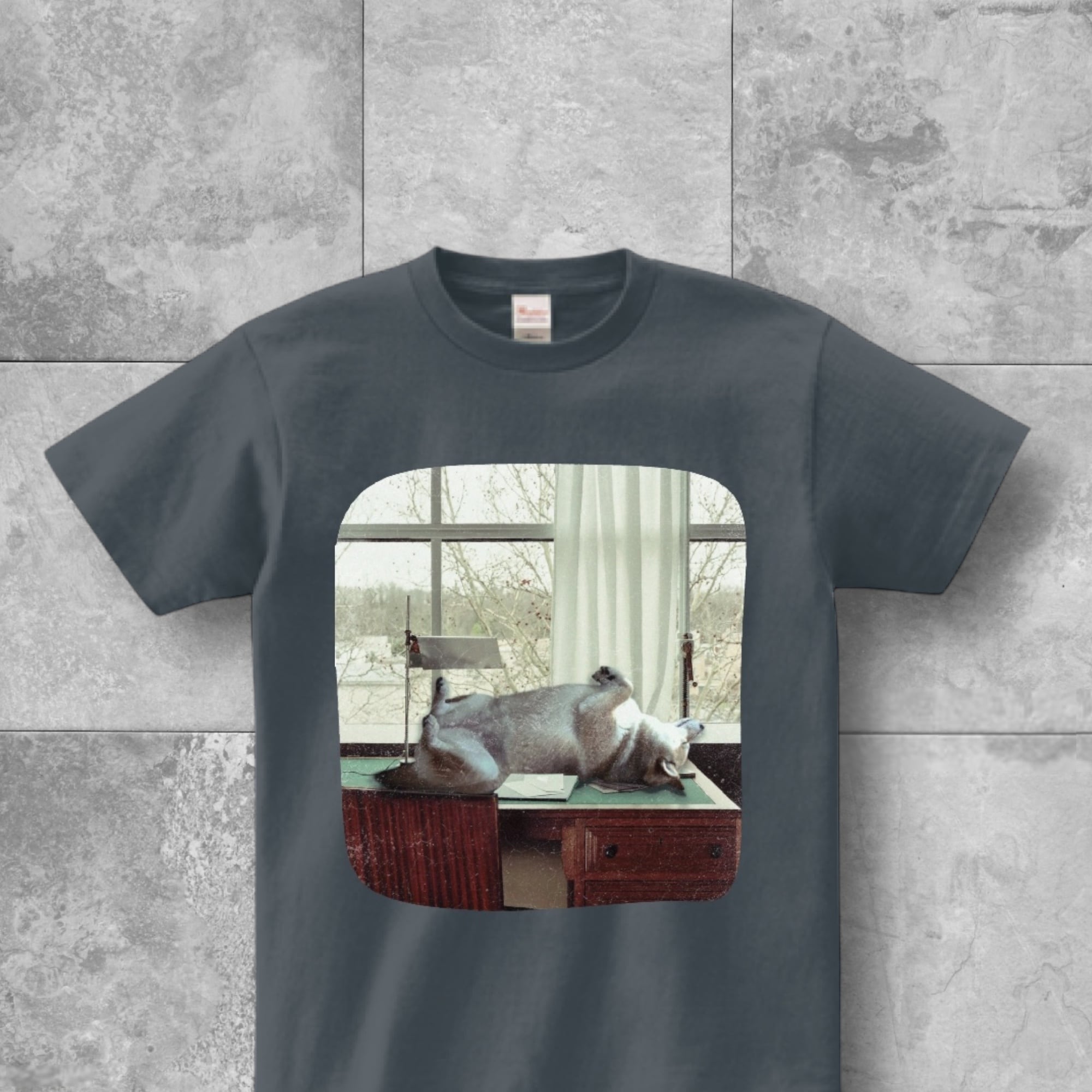 【Tシャツ&スエット】classical へそ天　SHIBA DOG