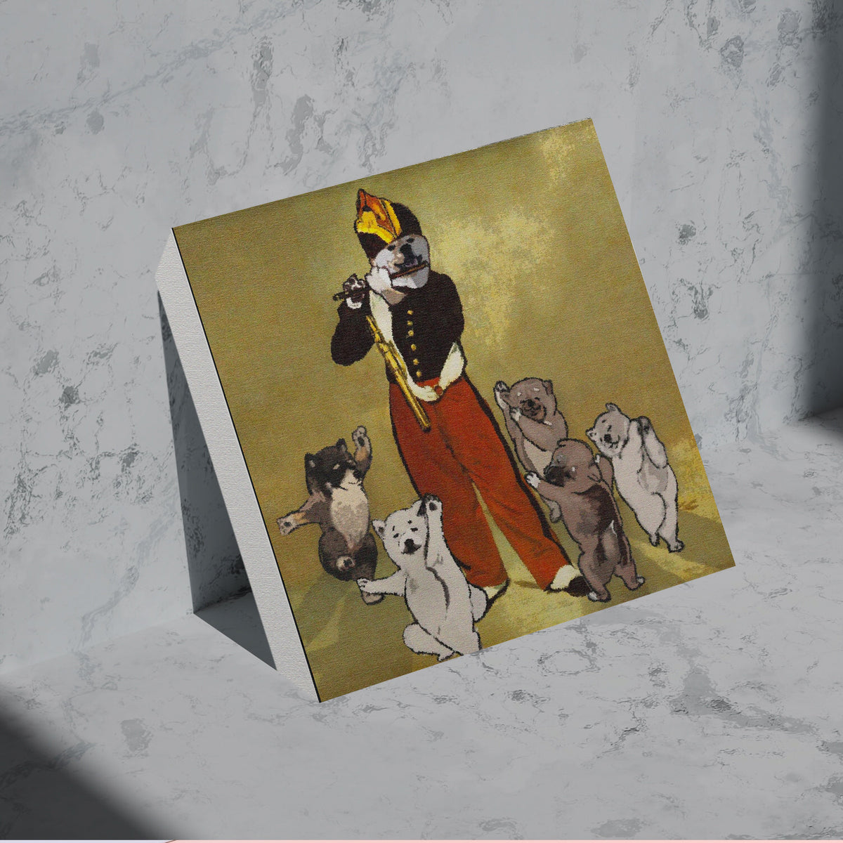 【キャンバスアート】名画の中の柴犬たち