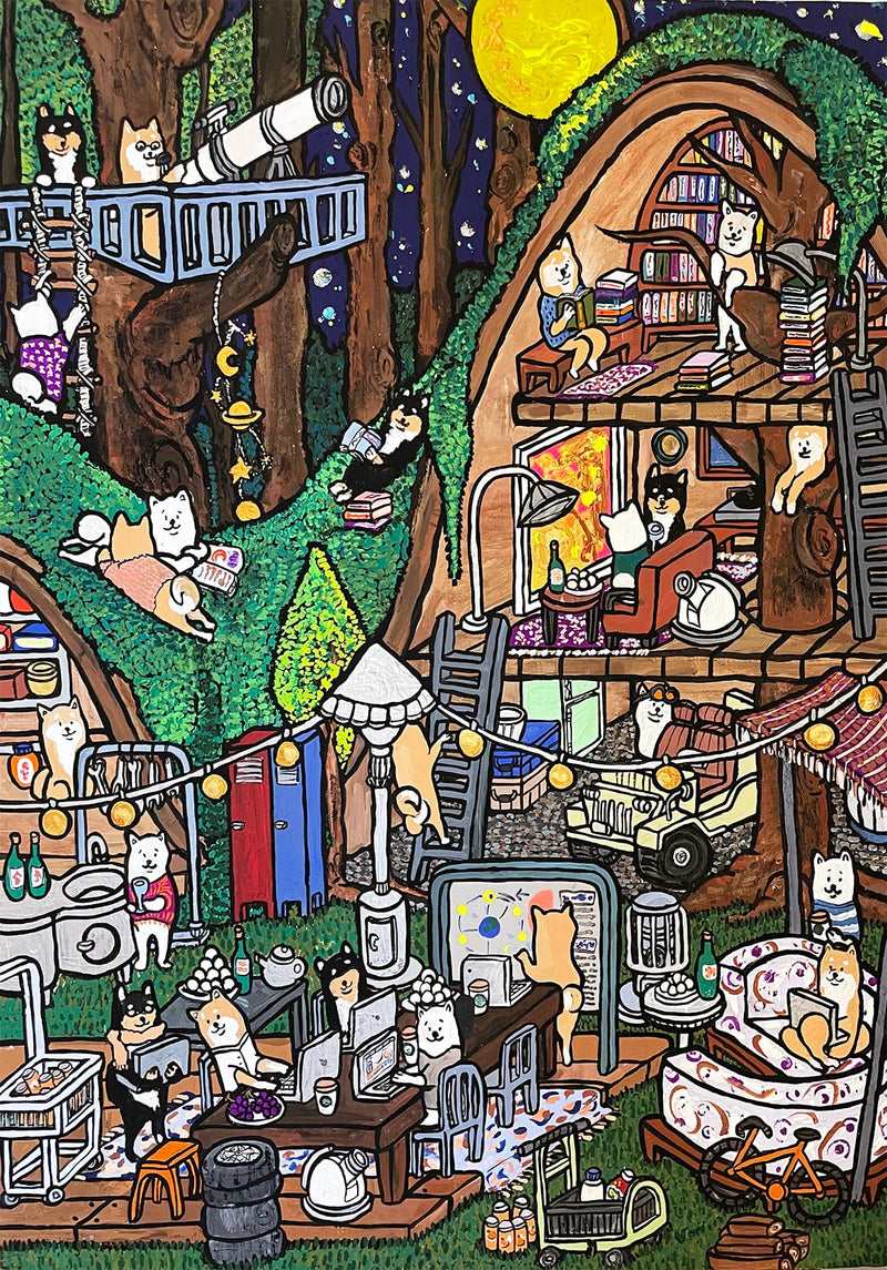 【原画：20号】月が遊びにくる場所