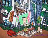 【原画：40号】SHIBA APARTMENT ［Shiba  Apartment］