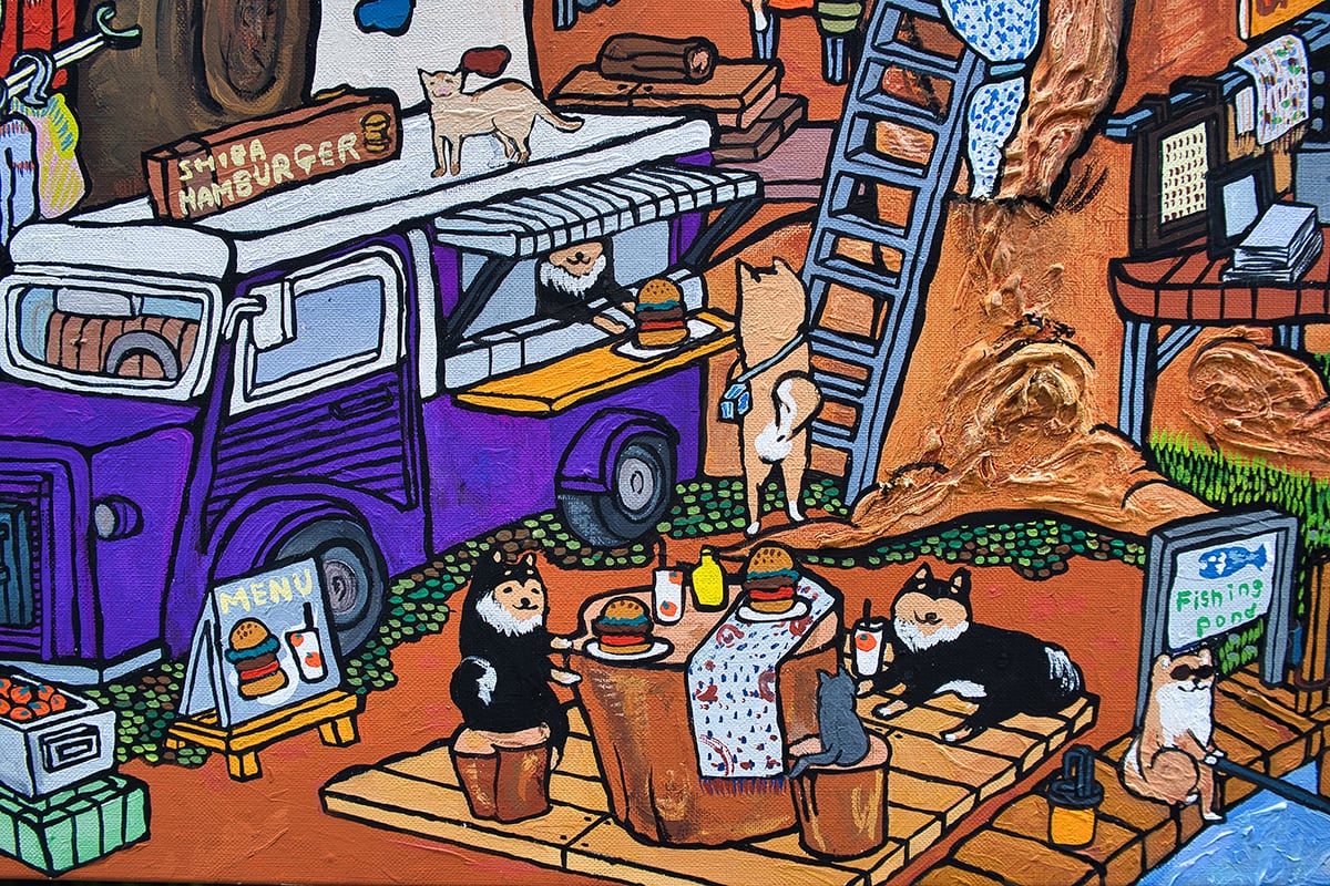 【原画：30号】SHIBA  BASE （SHIBA  BASE）