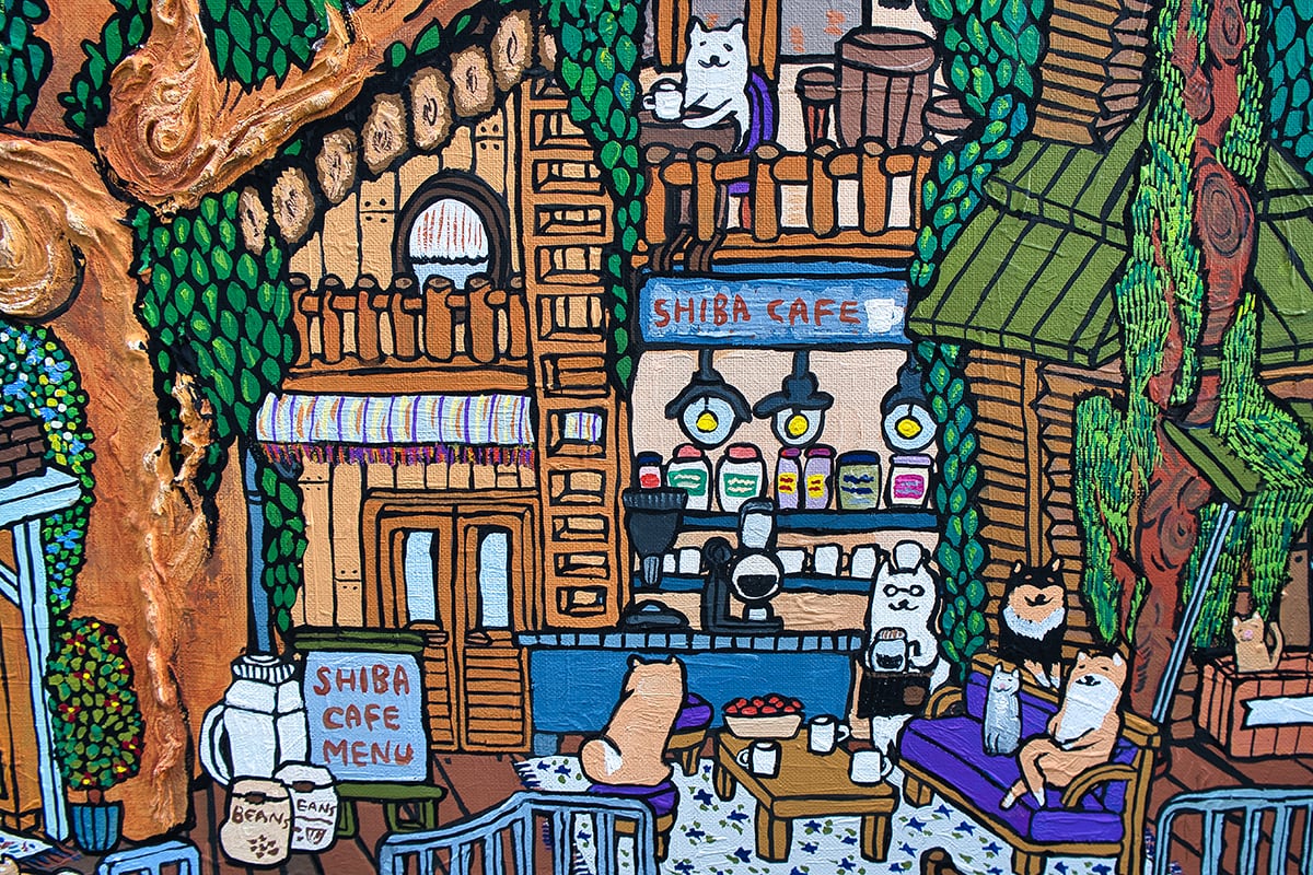 【原画：30号】SHIBA  BASE （SHIBA  BASE）