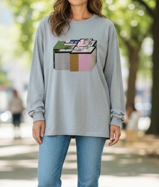 【Tシャツ&スエット】3D floor Plan ART
