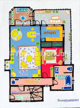 【原画】温室とバルコニーがあるアパートメント