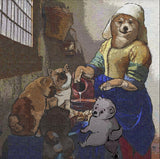 【キャンバスプリント：S0号】 名画と柴犬（全4種類）