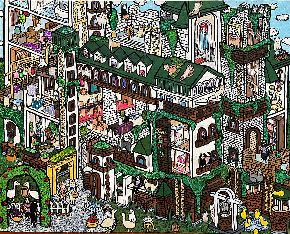 【原画：20号】cat tower