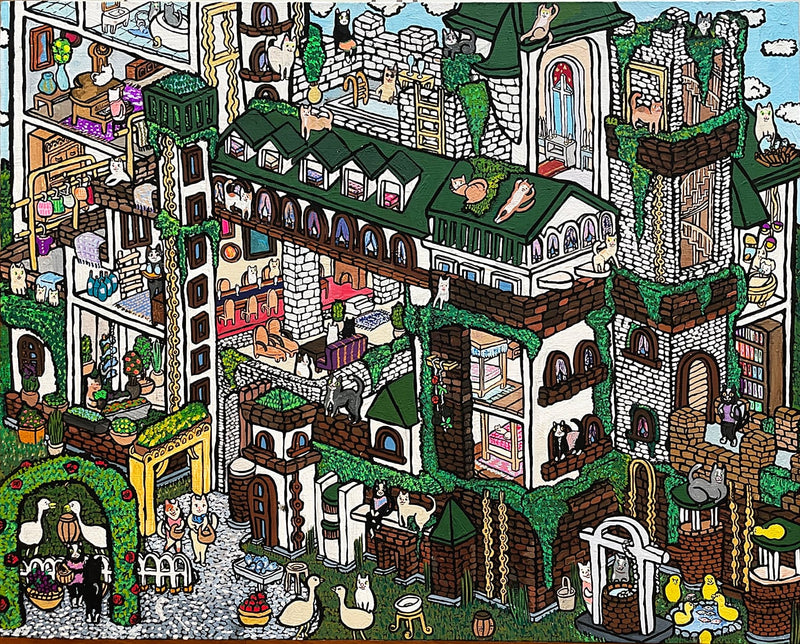 【原画：20号】cat tower