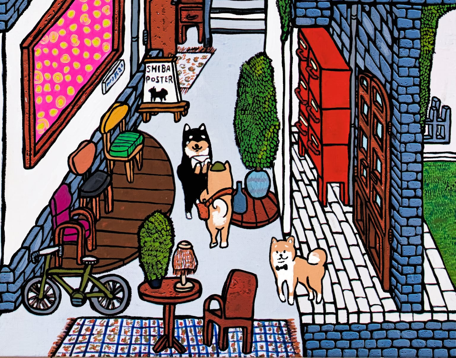 【A3ポスター】SHIBA GARDEN APARTMENT （シバ ガーデン アパートメント）