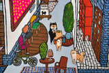 【原画：30号】SHIBA GARDEN APARTMENT