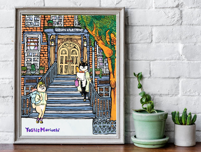 【原画】柴犬が暮らすGARDEN APARTMENT（Shiba Inu's GARDEN APARTMENT）