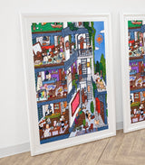 【原画：30号】SHIBA GARDEN APARTMENT