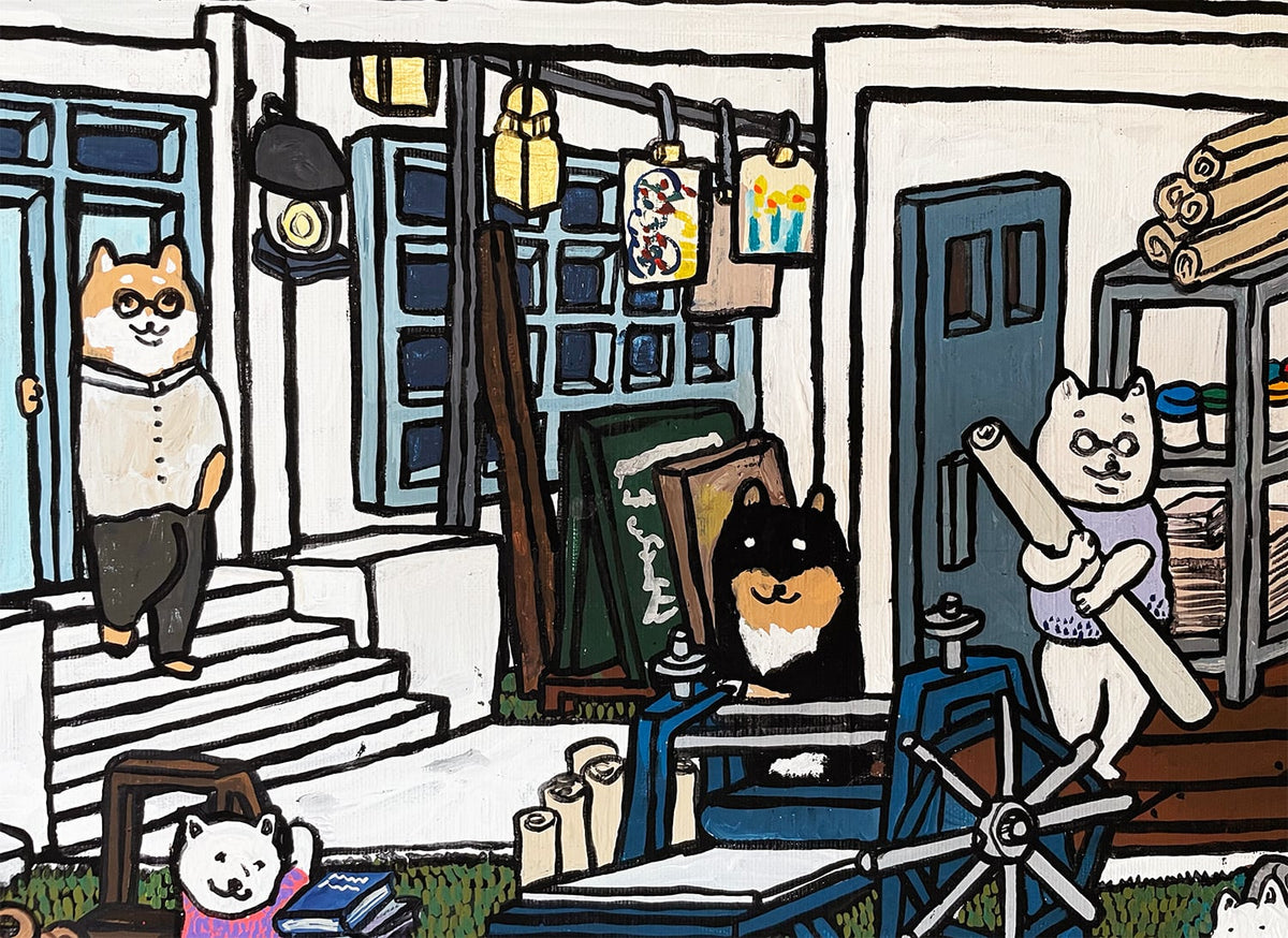 【A3ポスター】 つくるしばのアトリエ（Creator Shiba Inu's atelier）
