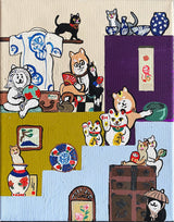 【原画：3号】古道具屋の柴犬達(Shiba dogs at an antique shop)