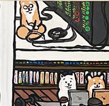 【A3ポスター】 シリコンバレーの柴犬達（Shiba dogs working in Silicon Valley）