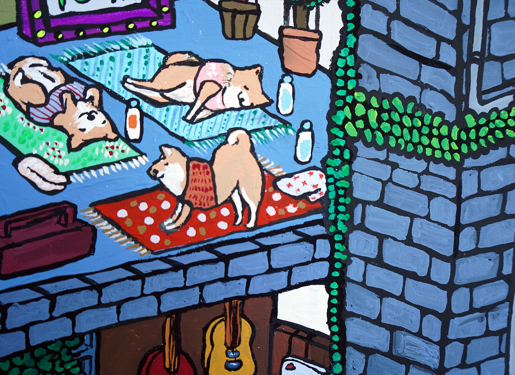 【原画：40号】SHIBA APARTMENT ［Shiba  Apartment］