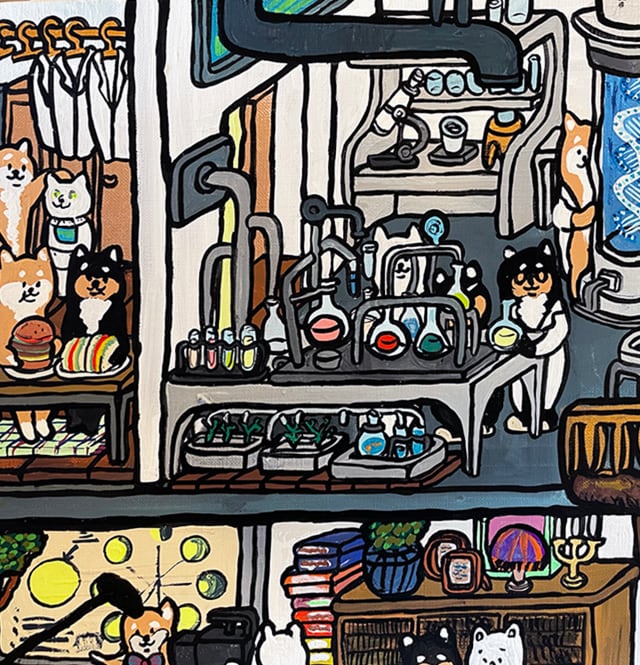 【原画：30号】 柴研究室（Lab of Shiba dog）